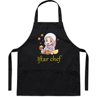 Ramadan 2026 Iftar Chef Apron Kitchen Accessories Ramadan Apron Gift for Chef Mom Baking Eid Al-Adha Hajj Eid Mubarak Decoration
