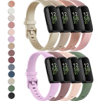 Silicone Watch Strap for Fitbit Inspire 3 Band Adjustable Watchband Sport Wristband for Fitbit Inspire2 3 Strap Replacement Band