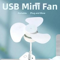 Compact USB Desk Fan for Bedroom Dormitory Office with Quiet Operation and Adjustable Airflow for Personal Cooling Needs