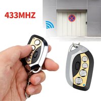 433MHz Universal Remote Control Duplicator - Metal Keyfob Clone for Garage Door & Electric Curtain