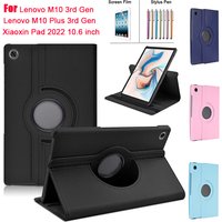 For Lenovo M10 3rd Gen 10.1" TB-328F Case Rotating Stand Tablet Cover for Lenovo Xiaoxin Pad 2022 Tab M10 Plus 3rd 10.6" Funda