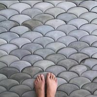 Paving Molds for Concrete Silicone Mold for Plaster Walll Tile Cement Molds for Decoration Floor Tile,Courtyard Paving Mould