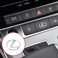 5/10pcs 3D Metal Car Interior Decoration Stickers Car Badges Auto Styling For Lexus RX350 IS250 IS350 GX460 ES350 GS350 ES250