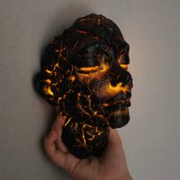 3 styles New Resin Cracked Soul Wall Ornament Home Room Wall Art Interior Decoration Modern 3D Art Mural For Living Room