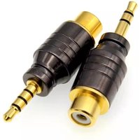 3.5mm To RCA Female SPDIF Coaxial Audio Adaptor For iBasso DX160 DX200 xDuoo X20 AIGO EROS H06 HiBY R6 SOUNDAWARE MR1 Fiio