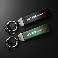 For Honda CB500X CB 500X 500 X CB125RCB 650R CB250R CB300R Holder Carbon Leather Keyring Motorcycle High-Grade leather Keychain