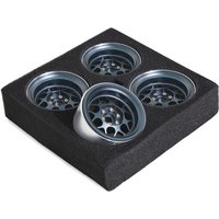 2.2in Metal Beadlock Wheel Rims, 12mm Hex Hub, Upgrade Parts for 1/10 RC Crawler Axial SCX10 RR10 Wraith 90048 TRX4 TRX-6