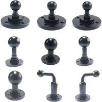 17/25 Ballhead 40mm base Adapter Clip series Mount for Gopro Action Camera Phone GPS conversion and fix Camera stand accessories