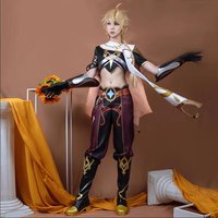 Genshin Impact Aether Traveler Cosplay Costume Adult Carnival Uniform Anime Halloween Party Costumes Masquerade Women Game
