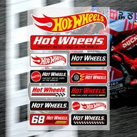 H-Hot Wheels Stickers Moto Sticker Auto Body Bumper Windows Motorcycle Laptop Walls Vinyl Decal Car Tuning Accessories