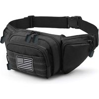 Tactical Fanny Pack Gun Holster Concealed Carry Pistol Waist Bag Waterproof Molle EDC Pouch For men women Running Hiking