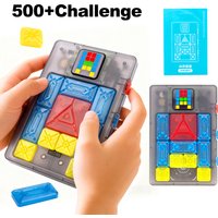 AI Huarong Road Magnetic Suction Block Sliding 500+ Levels Brain-burning Board Game Logical Thinking Training Toys Puzzle Toys