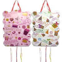 1pcs/lot Cute Cake Party Pinata Birthday Party Deco Piñata Event piñata cumpleaños infantil Girls Boys Kids Favors DIY Pinatas
