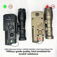 FIRECAT CQBL-1 Red/Green Laser Indicator with IR Infrared Side Mount and M600/M300 Flashlight