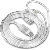 KZ Earphones Cable Type-c 2PIN Cables OFC Silver Plated Upgrade Cable Wire Single Stream 14 Strands Ues for EDXPRO ZS10PRO2 PRX
