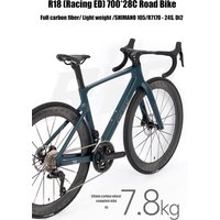 AliExpress TWITTER Light Weight Full Carbon Road Bicycle R18 700*28C Racing Bike with R7120-24S Mechanical Shifter/R7170-24S Wireless Di2 Groupsets