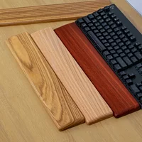 Solid Wood Palm Rest Custom Keyboard Wooden Wrist Rest Pear Wood Oak Palm Stress for 68/87/98/100/104 Keyboard Game Accessories