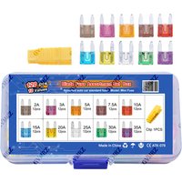 120PCS 10Values Small Size Blades Type Car Fuse kit Assortment 2A 3A 7.5A 10A 15A 20A 25A 30A 35A Fuse Set Auto Car Truck 25A