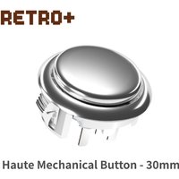 Haute42 Retro+ 30mm Metal Plated Arcade Button Mechanical Switch for Fight Stick Hitbox Leverless Controller DIY