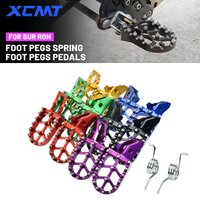 Foot Pegs Pedals & Mounting Spring for Sur-Ron Ultra Bee UltraBee Electric Off-Road Bike Motorcycle Accessories