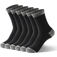 5 Pairs/Lot Men Socks Autumn Winter High Quality Casual Running Black Sports Hiking Socks Male Long Socks Comfortable Size 38-44