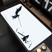 Large Gaming Mouse Pad Final Fantasy 7 Computer Mousepad PC Gamer Laptop Mouse Mat Office Mausepad XXL Keyboard Mat Desk Pads