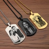 Custom Photo Necklace Personalized Jewelry Customizable Gifts for Her
