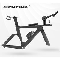 Spcycle TT932 Aero Carbon Time Trial Bike Frame UDH Hanger BSA Bottom Bracket Full Integrated Cable Time Trial Frameset