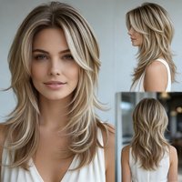 New European and American style curly bob wig for women, short curly layered wig, synthetic hair cap, synthetic wig