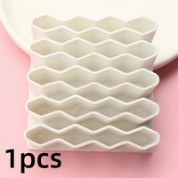 1Pcs Silicone Nail Tool Organizer Holder – Multifunction Wave-Shaped Desktop Storage Rack for Lipstick, Brushes & Cosmetics