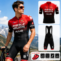 Nouvel ensemble cycliste 2026 – Maillot et short de cyclisme anti-UV pour homme – Tenue de VTT professionnelle pour l'été – Uniforme de course pour équipe cycliste