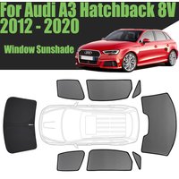 Custom Car Window Sunshade For Audi A3 Sportback Hatchback 8V 2012 - 2020 Magnetic Curtain Mesh Front Windshield Frame Curtain