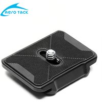 Aero Tack Quick Release Plate, Compatible with Manfrotto RC2 200PL-14 & Arca-Type, for Peak Design Capture Camera Clip
