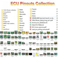 ECU Pinouts Collection Pin out Photo Repair Collection + PDF Instruction ECU Collection Pinout Maps Car Repair Tool VS ALLDATA