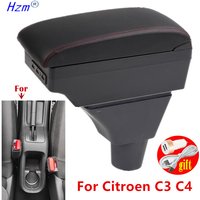 Car Armrest For Citroen C 3 C 4 Armrest Box For Citroen C3 C4 central Storage box Interior Dedicated Retrofit Car Accessories