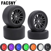 On-Road Drift Racing Wheel Rims Hub with Pre-mounted Tires And Pin For 1/24 LOSI Micro-B 1/28 Losi Micro-T WLtoys 244016
