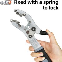 SUPER B Chain Whip Pliers Bicycle Cassette Flywheel Wrench MTB Road Bike Repair Tool Freewheel Installation Tools Remover