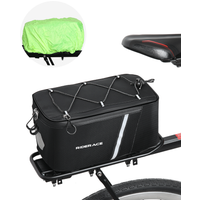 AliExpress riderace 5L Bike Trunk Bag Waterproof Dustproof Large Capacity Mountain Bicycle Rear Seat Bag With Rain Cover Cycling Luggage Rear Basket