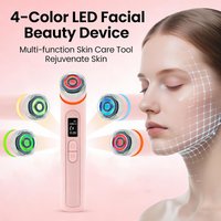 2026 Age Booster Pro RF Face Lifting Device EMS Microcurrent Facial Massager LED Light Therapy Skin Tightening Beauty Device