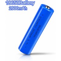 18650 Rechargeable Li-ion Battery 3.7V 2600mAh High Capacity Rechargeable Battery for Flashlight Fan Toys Speaker Sections 1-10