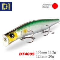 D1 Topwater Poppers Fishing Lures KAGELOU 124F/100F Surface Hard Baits Saltwater Wobblers Seabass Pike Pesca 2020 Fishing Tackle