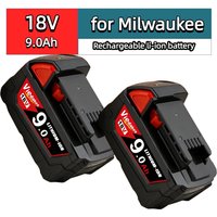 Safe Stable 18V 9Ah 18650 Battery Viedakes Original for Milwaukee Battery M18 48-11-1850 XC