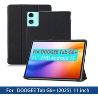 Case For DOOGEE Tab G6+ 2025 11" Smart Tablet Case Tri-Folded Stand Adsorption Cover with Hard PC Back Shell For Doogee Tab G6 +