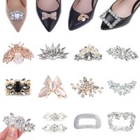 Newest Shoe Clip Wedding Shoes High Heel Women Bride Decoration Rhinestone Shiny Decorative Clips Charm Buckle shoe accessoires