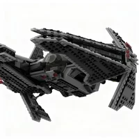839PCS MOC Star Sith Fury Class Interceptor 9500 Model Building Blocks Creative Sci Fi Display Home Decor Construction Set Gift
