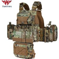 Yakeda Colete Tatical Vest 1000D CP Chaleco Tactico Weighted Plate Carrier Tactical Vests Tactical Equipment Personal Defense