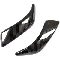 For BMW 1 2 Series F20 F21 F22 F23 2012-2016 Car Interior Door Panel Cover Carbon Fiber Pattern Front Rear Door Pull Handle Trim