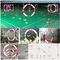 FPV Racing goal Gate airplane drone crossing obstacle Hurdles Through door for 3 inch Tiny Whoop Racer RC Quads Flying Training