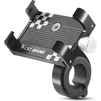 AliExpress West Biking WEST BIKING Bike Phone Holder Clamp Ring MTB Handlebar Holder Universal Aluminum Lightweight Adjustable Bicycle Phone Stand