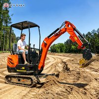 High Performance Mini Excavator Ce Epa Customized Tracked Mini Excavator With 360° Rotation And Reinforced Chassis